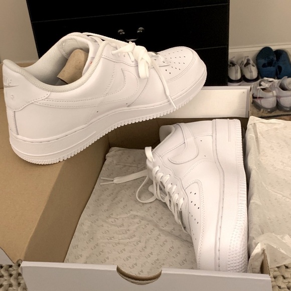NIB White/White Nike Air Force 1 ‘07 Size 12.0 US - Picture 1 of 10